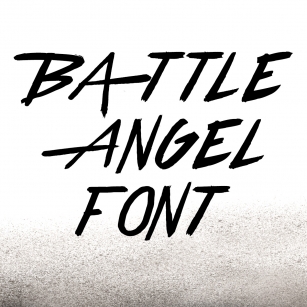 Battle Angel Font Download