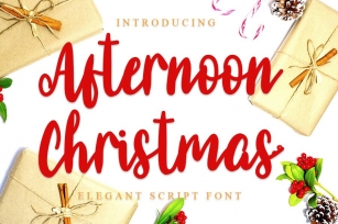 Afternoon Christmas Font Download
