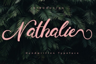Nathalie | A Display Typeface Font Download