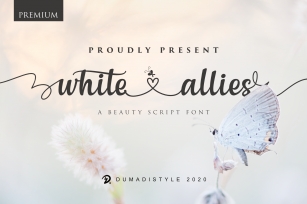 White allies Font Download