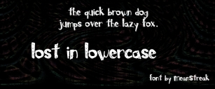 Lost In Lowercase Font Download
