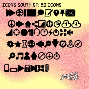 Icons South S Font Download
