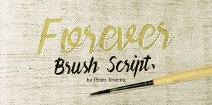 Forever Brush Scrip Font Download
