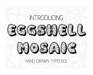 Eggshell Mosaic Font Download