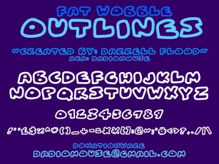 Fat Wobble Outlines Font Download