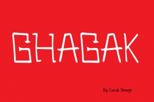 GHAGAK Font Download