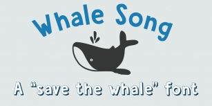 DK Whale Song Font Download