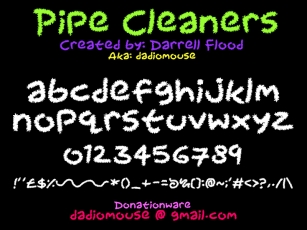 Pipecleaners Font Download