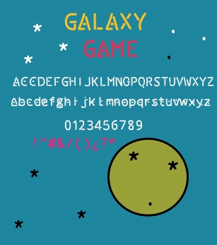 Galaxy game Font Download