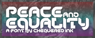 Peace And Equality Font Download