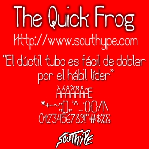 The Quick Frog S Font Download