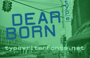 DEARBORN type Font Download