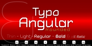 Typo Angular Dem Font Download