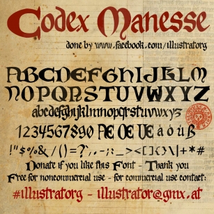 Codex Manesse Font Download