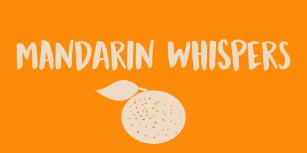 DK Mandarin Whispers Font Download