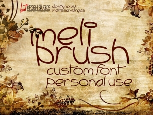 Meli Brush Font Download