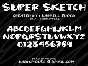 Super Sketch Font Download