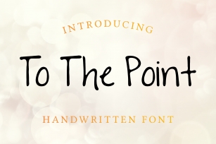 To The Poi Font Download