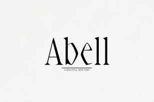 Abell Black Font Download