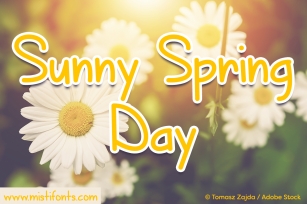 Sunny Spring Day Font Download