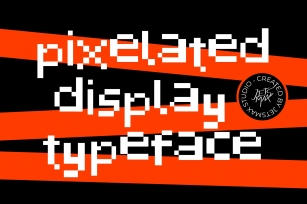 Pixelated Display Font Download