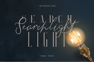 Searchlight - font trio Font Download