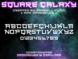 Square Galaxy Font Download