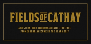 Fields of Cathay Font Download