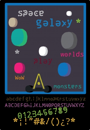 Space galaxy Font Download