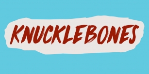 DK Knucklebones Font Download
