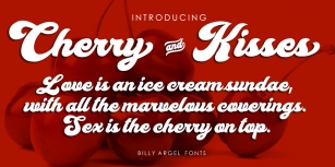 Cherry and Kisses Font Download