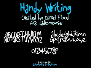 Handy Writing Font Download