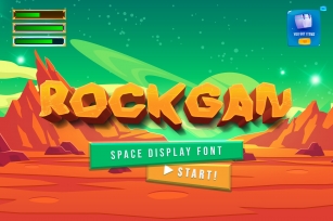 Rockgan Space Display Font Font Download