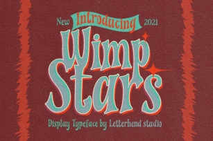 Wimp Stars - Display Typeface Font Download