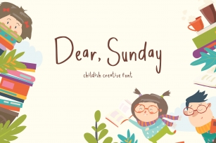 Dear Sunday Kidss Display Font Font Download