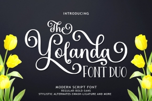 The Yolanda Font Duo Font Download