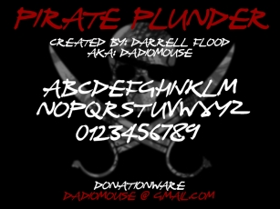 Pirate Plunder Font Download