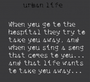 Urban life Font Download