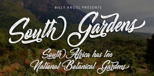 South Gardens Font Download