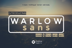 Warlow Sans Font Download