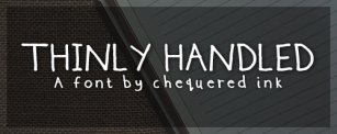 Thinly Handled Font Download