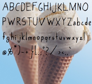 Vanilla_Ice-Cream Font Download