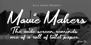 Movie Makers Font Download