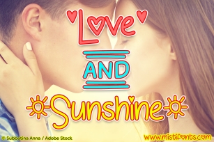 Love & Sunshine Font Download