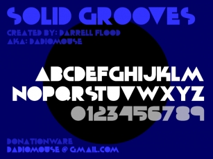 Solid Grooves Font Download