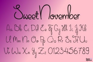Sweet November Font Download