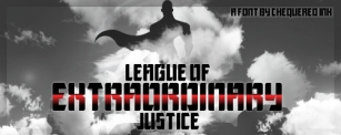 League of Extraordinary Justice Font Download