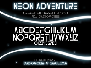 Neon Adventure Font Download
