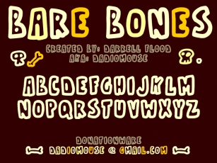 Bare Bones1 Font Download