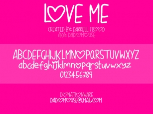 Love Me Font Download
